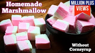 Best Homemade Marshmallows Recipe  How to Make Marshmallows without Corn Syrup [upl. by Lynd497]