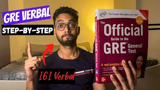 GRE Verbal Preparation Strategy Explained  160 Scoring Strategy [upl. by Eniarol]