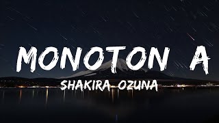 Shakira Ozuna  Monotonía LetraLyrics [upl. by Ahsrop]