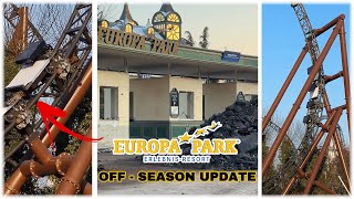 VOLTRON TESTS und Baustellen am EUROPAPARK  Off Season NEWS 2024 [upl. by Analise584]