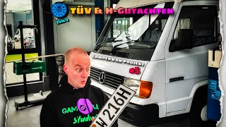 📝 TÜV amp HGutachten beim Oldtimer Camper  Mercedes MB 100  CamperVan Projekt 5 [upl. by Melleta]