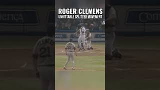 Roger Clemens UNFAIR Splitter mlb pitching [upl. by Mathe]