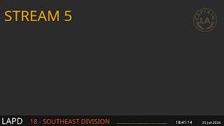 Stream 5  LAPD Southeast Div or major incidents LIVE Scanner Feed  25Jul2024  Stream 5 [upl. by Ailegna]