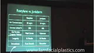 Restylane Vs Juvederm Lecture Boca Raton 2007 [upl. by Jezrdna564]