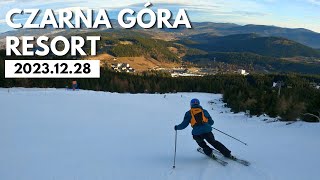 Czarna Góra 20231228 bartsbiker ski czarnagoraresort naczarnej gopro [upl. by Gibeon]