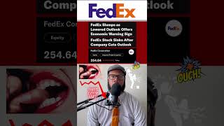 FedEx Earnings Are A Bad Economic Omen shorts economy recession finance inflation stocks [upl. by Sheedy50]