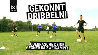 Easy DribbelÜbung  Lerne Bewegungen am und mit dem Ball besser auszuführen [upl. by Amolap360]