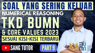 PART 9 SOAL TKD BUMN 2023 TERBARU  NUMERICAL REASOING  ARITMETIKA SOSIAL [upl. by Seka]