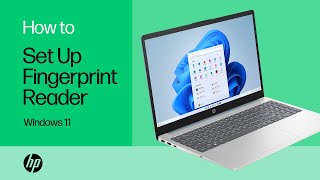 How to set up a fingerprint reader in Windows 11  HP Notebooks  HP Support [upl. by Silvain]