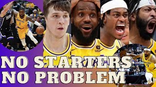 Lakers Winning Without Starters Is Great [upl. by Nwahsel]