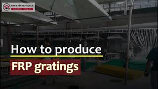 How to produce FRP gratings  by FRP grating machine [upl. by Cherye]