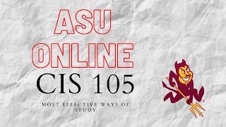 CIS 105 Online at Arizona State University [upl. by Odnumyer]