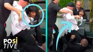 Red Hot Chilli Peppers vocalist is beaten up by Rolling Stones bodyguard  Positive [upl. by Kluge]