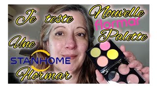 JE TESTE UNE NOUVELLE PALETTE FLORMAR STANHOME KIOTIS  makeup flormar stanhome [upl. by Kiele243]