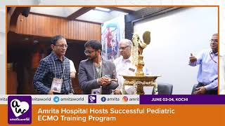 Amrita Hospital Hosts Successful Pediatric ECMO Training Program [upl. by Nella823]