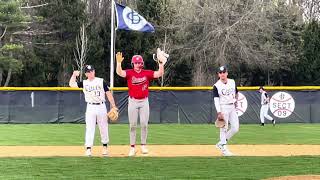 Joe Dionisio smokes an RBI double off Chris Levonas to give Manalapan 10 lead [upl. by Cirederf]