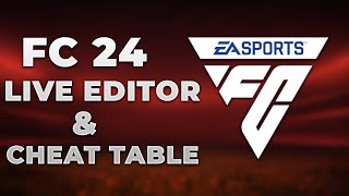 FC 24 Live Editor  FC 24 Cheat Table  New Patch Update  November 2023 [upl. by Huxley]