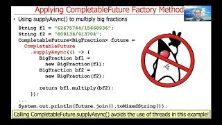 Advanced Java CompletableFuture Features Applying Factory Methods [upl. by Sabu]