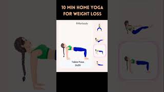 10 minutes yoga weight Loss [upl. by Petulia239]