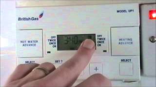 British Gas UP1 Boiler Controller Instructions [upl. by Jannel]