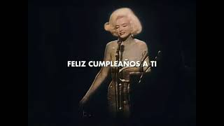 Marilyn Monroe le canta feliz cumpleaños happy birthday al presidente Kennedy [upl. by Brandais740]