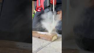 Fastening bottom plates to the concrete floor with the ​⁠einhellcanada hammer and impact drills [upl. by Akimaj]