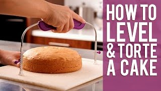 How to Level and Torte a Cake from Wilton [upl. by Nesila]