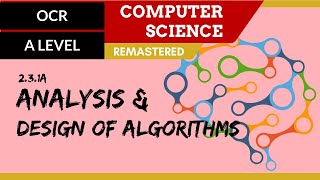 146 OCR A Level H046H446 SLR25  23 Analysis ampdesign of algorithms [upl. by Allsun]