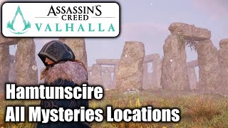 Assassins Creed Valhalla  Hamtunscire All Mysteries Locations amp Solutions [upl. by Notnroht]