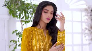 Golden Foil Whisper  Noor e Nazar  Sublime Trendz  SUBNN1410  Iqra Akhlaq [upl. by Harday]