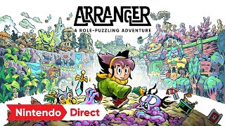 Arranger A RolePuzzling Adventure  Reveal Trailer  Nintendo Switch [upl. by Oznerol620]