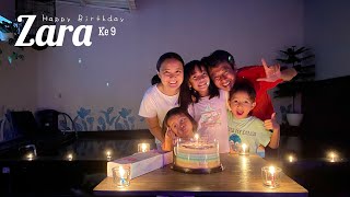 TIUP LILIN ULANG TAHUN di Malam Penuh Cahaya Lilin  SELAMAT ULANG TAHUN ZARA part 4 [upl. by Hcir543]