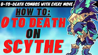 Ultimate 0ToDeath  OffStage Guide on Scythe  All Scythe Combos and Strings for 0 To Deaths [upl. by Branen]