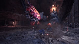 【MHW iceborne】無衣裝 紅蓮爆鱗龍 紅蓮滾るバゼルギウス SeethingBazelgeuse （太刀） 0453 [upl. by Helfant174]