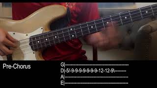 No Sweeter Name by Kari Jobe Bass Guide wTABS [upl. by Salsbury]