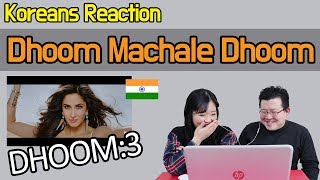 Dhoom Machale Dhoom Full Song Reaction Koreans React  Hoontamin [upl. by Malim]