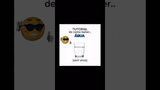 TUTORIAL DE COMO BEBER ÁGUA 💧 sem ir de arrasta [upl. by Eelarual]