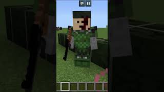 equipado pa la guerra puro personaje versión minecraft [upl. by Kenweigh]