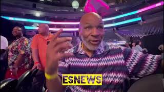 MIKE TYSON”FIRST I PICKED CRAWFORD BUT NOW” on heated moment with SPENCE  esnews boxing [upl. by Malik]