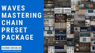 Waves Mastering Chain Presets Demo Video [upl. by Slade475]