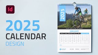 Create a STUNNING 2025 Calendar in Adobe InDesign FAST [upl. by Marek]