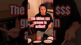 The billion dollar drum groove in action shorts drums music viralvideo [upl. by Basil]