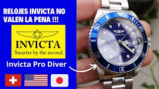 Relojes Invicta NO VALEN LA PENA  Invicta Pro Diver [upl. by Atteuqcaj]