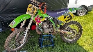 1995 kx 250 2 stroke rippin [upl. by Hoeg638]