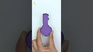 Kinetic Sand Cutting ASMR SHAPES Satisfying Video 🗝️shorts cuttingsand [upl. by Auric]