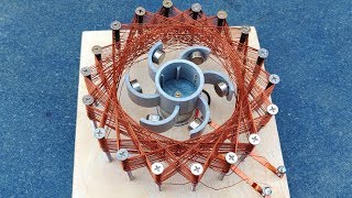 Free Energy Generator Using Copper Coil and Neodymium Magnet Activity [upl. by Mark]