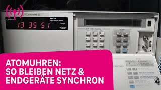 Atomuhren ticken fürs TelekomNetz [upl. by Cynthy]