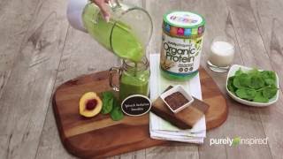 Spinach Nectarine Smoothie [upl. by Stoughton468]