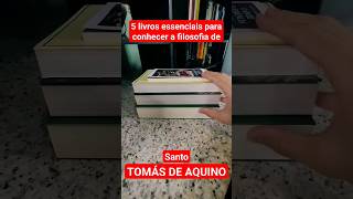 5 livros para estudar TOMÁS DE AQUINO shorts filosofia tomasdeaquino santotomasdeaquino livros [upl. by Anabel]