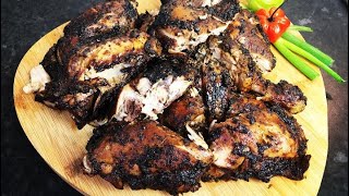 THE BEST HOMEMADE JERK CHICKEN  JAMAICAN OVEN JERK CHICKEN [upl. by Mathre443]